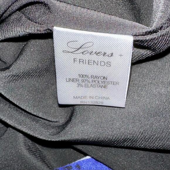 Lovers + Friends Isabelle Romper in Royal Scarf Blue Size XS - Picture 9 of 16